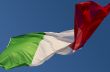 Italian flag waving in the wind