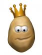 potato with crown