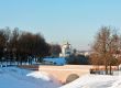 Ryazan, view of the Church of Our Saviour on the bluff