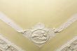 Stucco on the ceiling of historic building