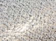 Layer of snow on glass