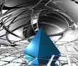 blue pyramid