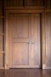 Teak doors.