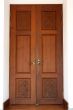 Teak doors.