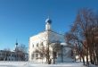 Church with a blue dome