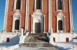 Entrance to the Uspensky Cathedral  of Ryazan Kremlin 