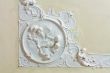 Stucco on the ceiling of historic building