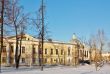 Old-time estate with dome and colonnade 
