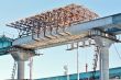 Construction of the overpass
