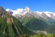 Caucasus mountains Dombai