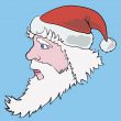 colorful  picture with santa claus
