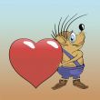 hedgehog and heart