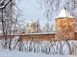 Monastery in winter