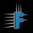 prickles letter f