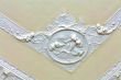 Stucco on the ceiling of historic building