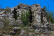 Natural stones set on a bright sunny day. 