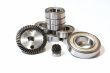 Many bearings of different sizes together. 