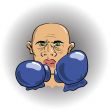 angry boxer