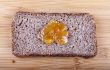 Jam on rye bread