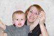 Portrait of happiest mother and baby