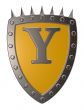 shield with letter y