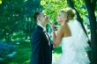 Portrait of a beautiful bride and groom