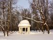 Old-time gazebo  with colonnade 