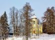 Ancient church among trees
