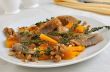 Herring in breadcrumbs with pumpkin