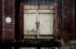 Old steel door