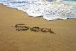 The Word Sea written in the Sand on a Beach 