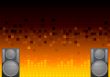 Abstract musical background