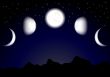 Moon phases (eps 10)