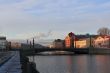River and bridge in Sankt Petersburg