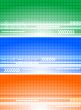 Set of abstract banners (eps 10)