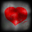Red heart - eps 10