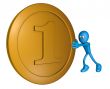 guy with coin