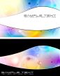 Bright banners set - eps 10
