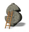 stone dollar symbol
