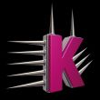 prickles letter k