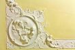 Stucco on the ceiling of historic building