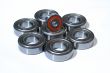 Many bearings of different sizes together. 