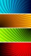 Simple vibrant banners