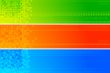 Abstract technical banners