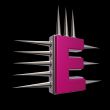 prickles letter e
