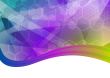 Bright abstraction with hexagons