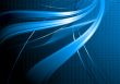 Blue wavy abstraction