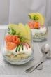 Verrin with smoked salmon