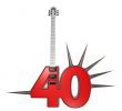 number forty guitar