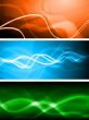 Vibrant banners. Vector illustration